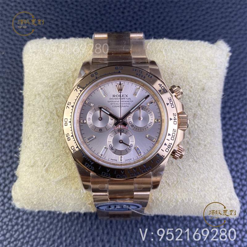 Clean廠C廠勞力士全金迪通拿鍍金層會掉色嗎?C廠玫瑰金莫桑鉆迪通拿怎么樣-復刻表