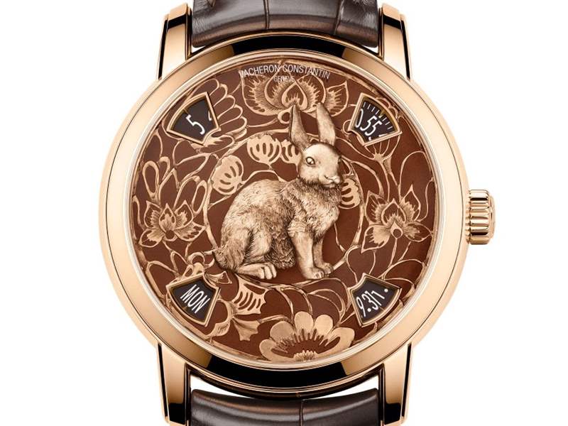 江詩丹頓推出Métiers d’Art The Legend of the Chinese Zodiac Rabbit「兔年」生肖主題金雕腕表-復(fù)刻表