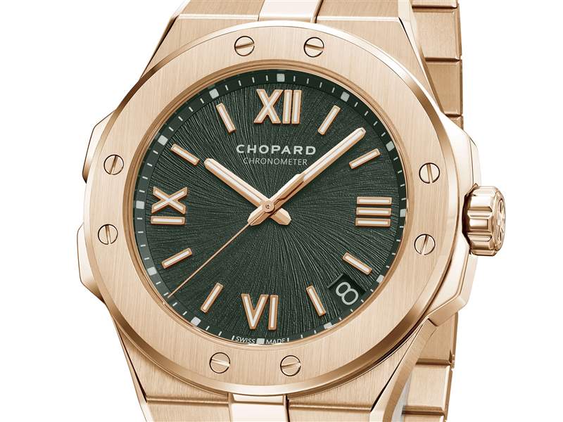 Chopard推出Alpine Eagle系列腕表新作：綠色表盤，33mm女士腕表-復刻表