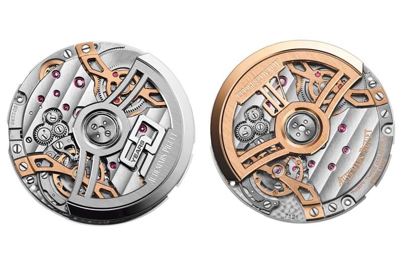 16202ST.OO.1240ST.01和16202ST.OO.1240ST.02各方面都相同，差在7121機(jī)芯自動(dòng)盤造型不同而已。 （AUDEMARS PIGUET官網(wǎng)）