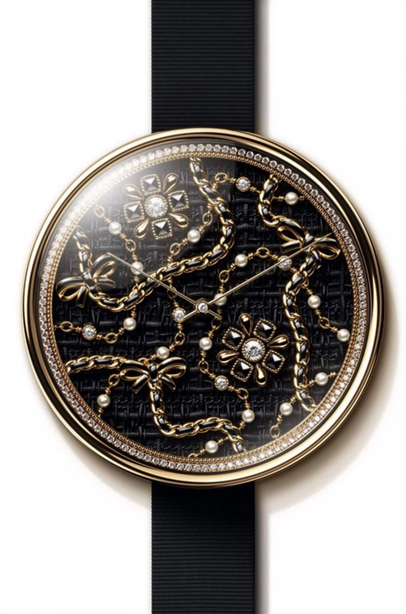 香奈兒高級制表與高級訂制服的邂逅Mademoiselle Privé腕表系列-復(fù)刻表