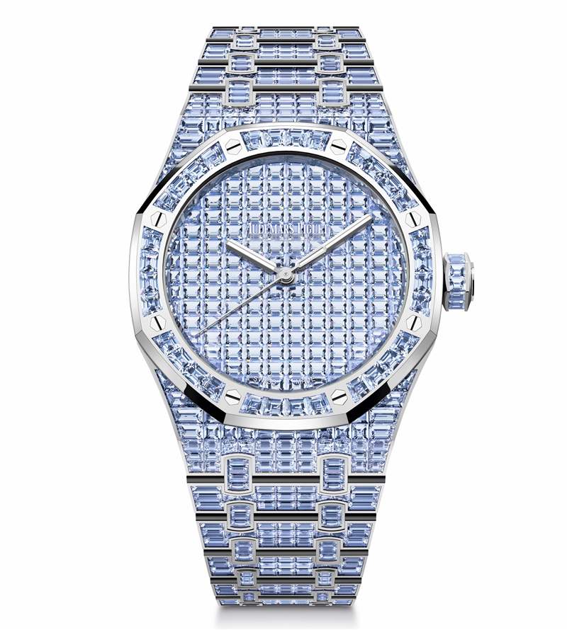 愛彼推出Royal Oak Selfwinding Rainbow Sets珠寶腕表:彩色寶石鑲嵌 愛彼推出Royal Oak Selfwinding Rainbow Sets珠寶腕表:彩色寶石鑲嵌-復刻表