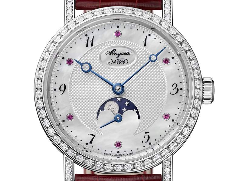 Breguet推出Classique Phase de Lune 9085 Valentine’s Day情人節主題腕表：紅寶石時標-復刻表