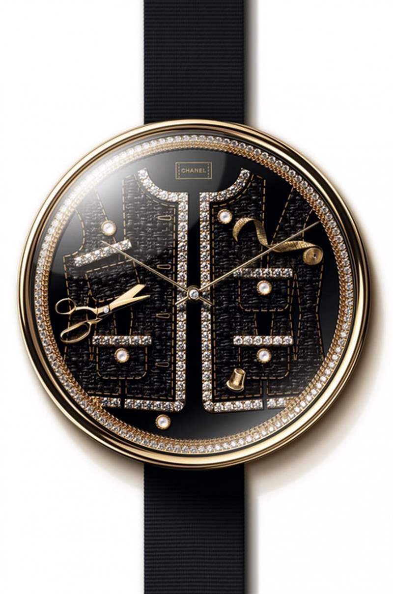 香奈兒高級制表與高級訂制服的邂逅Mademoiselle Privé腕表系列-復(fù)刻表
