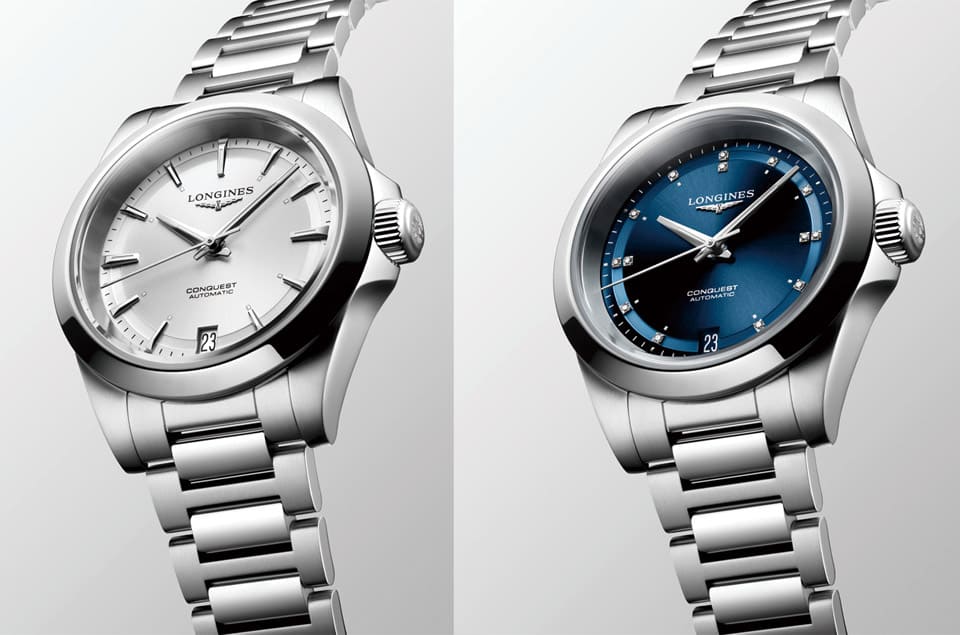 浪琴表Conquest征服者系列男女表齊發(fā)計(jì)時(shí)碼表與大三針款式完備-復(fù)刻表