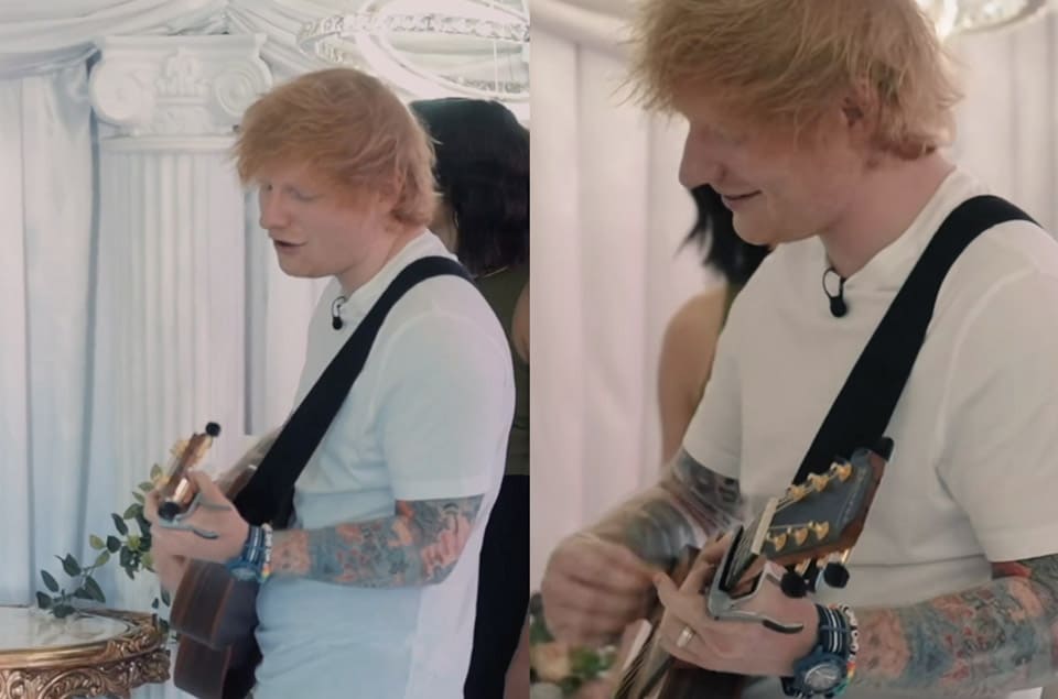 紅發(fā)艾德Ed Sheeran斜杠婚禮歌手最新話題熱表馬上戴-復刻表