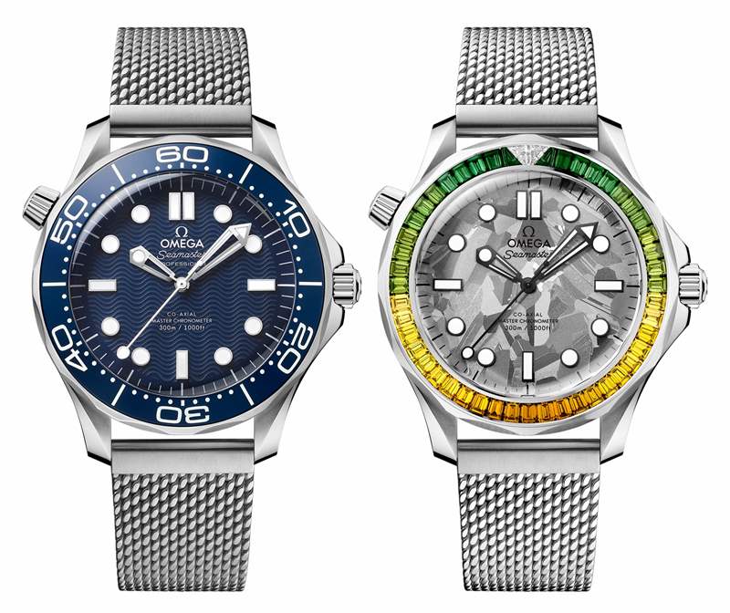 歐米茄推出2枚Seamaster Diver 300M 60 Years Of James Bond潛水腕表：007系列電影上映60周年-復(fù)刻表