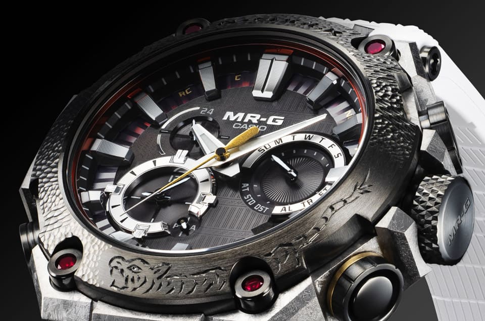 G-SHOCK旗艦系列MR-G新作「沖擊丸」再度以武士頭盔為靈感展現勇猛氣勢-復刻表