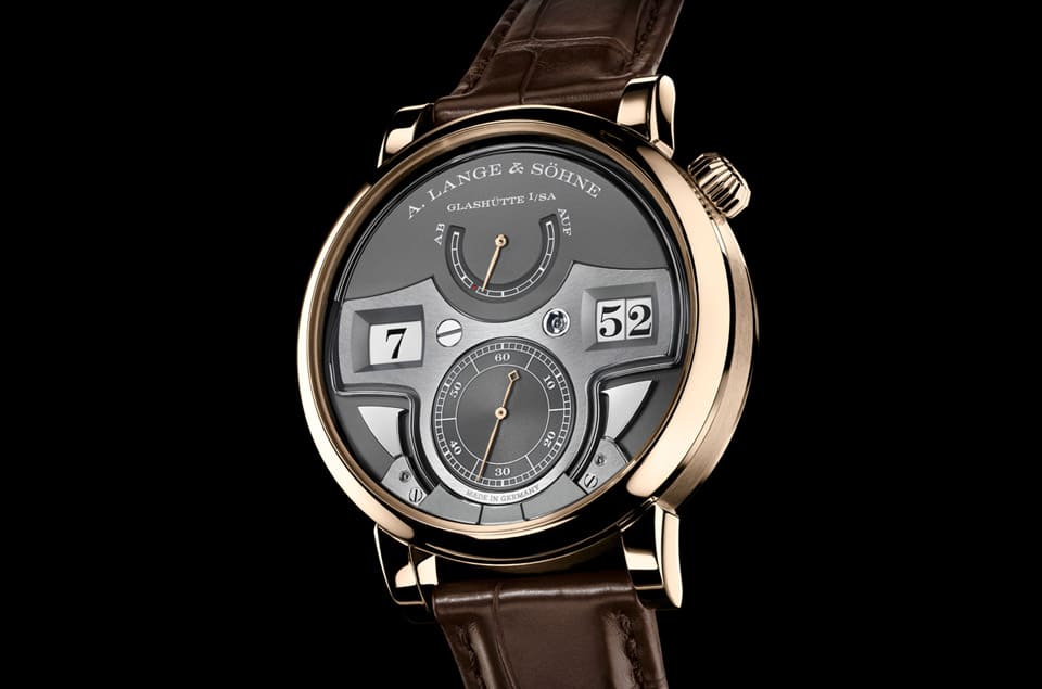 朗格Zeitwerk十進制三問表改采品牌獨家蜂蜜金材質(zhì)亮相-復(fù)刻表