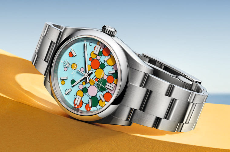 勞力士Oyster Perpetual綠漆面、彩色氣泡面各型號原廠價格與最新行情（2023年11月更新）-復刻表