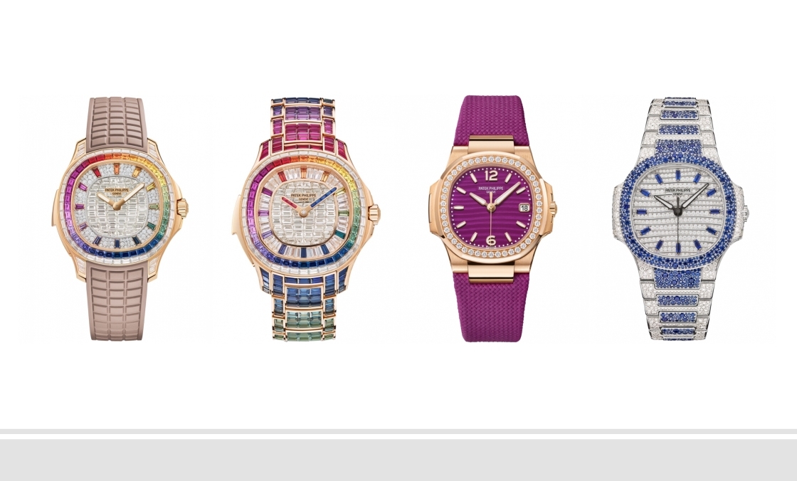 Ladies First！百達(dá)翡麗最新Aquanaut Luce「彩虹」三問表與Nautilus織紋復(fù)合表帶-復(fù)刻表