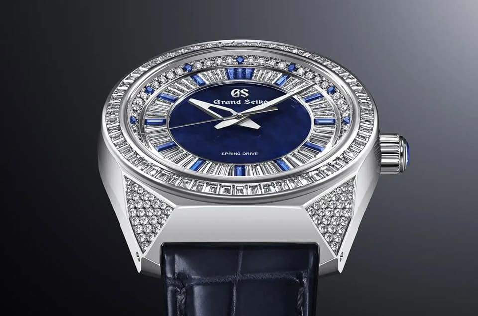 GRAND SEIKO Spring Drive結(jié)合高級珠寶工藝詮釋「白獅」般的王者氣勢-復(fù)刻表