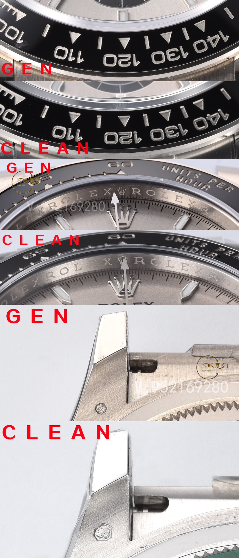 Clean廠C廠復(fù)刻新款勞力士4131機(jī)芯水泥灰迪M126519手表對比正品怎么樣-復(fù)刻表