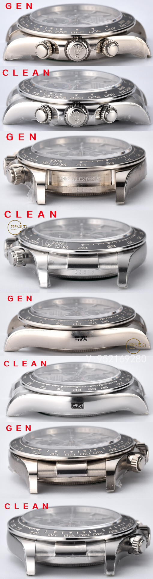 Clean廠C廠復(fù)刻新款勞力士4131機(jī)芯水泥灰迪M126519手表對比正品怎么樣-復(fù)刻表