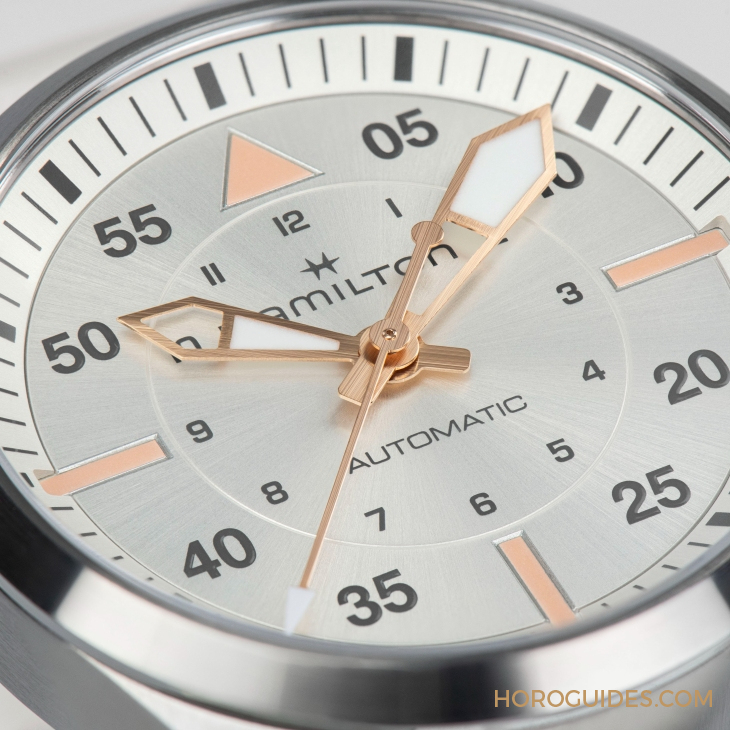 設計微調(diào)、新增尺寸，HAMILTON Khaki Aviation Pilot系列七款新作再現(xiàn)軍風-復刻表