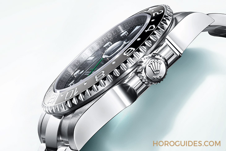 勞力士不銹鋼灰黑雙色陶瓷圈126710GRNR：GMT-Master II也有想要低調(diào)的時(shí)候-復(fù)刻表