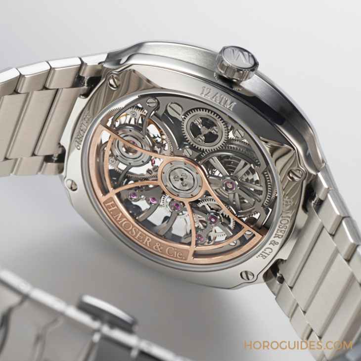 疾速者首現鏤空之城|H. MOSER & CIE. Streamliner Tourbillon Skeleton-復刻表