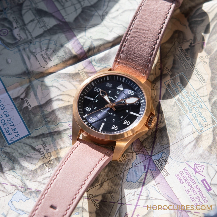 設計微調(diào)、新增尺寸，HAMILTON Khaki Aviation Pilot系列七款新作再現(xiàn)軍風-復刻表