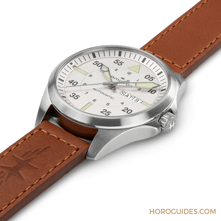 設計微調(diào)、新增尺寸，HAMILTON Khaki Aviation Pilot系列七款新作再現(xiàn)軍風-復刻表