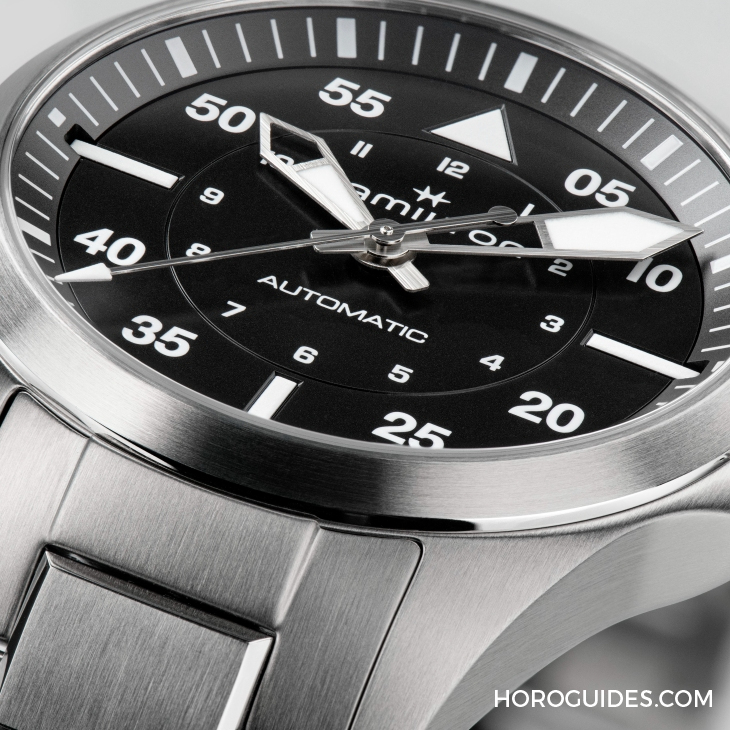 設計微調(diào)、新增尺寸，HAMILTON Khaki Aviation Pilot系列七款新作再現(xiàn)軍風-復刻表