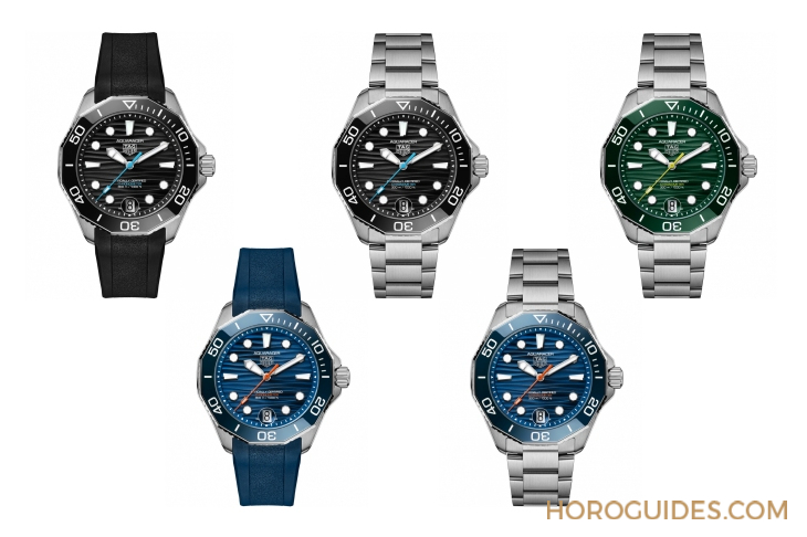 潛水猛將升級！ TAG HEUER推出全新Aquaracer Professional 300日期腕表與GMT腕表-復刻表