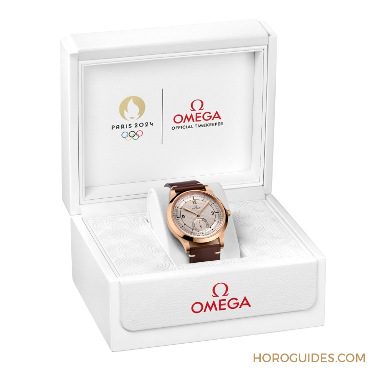 青銅金再現(xiàn)CK 859復(fù)古設(shè)計,向奧運(yùn)獎牌致敬! OMEGA加推巴黎2024年奧運(yùn)會青銅金腕表-復(fù)刻表