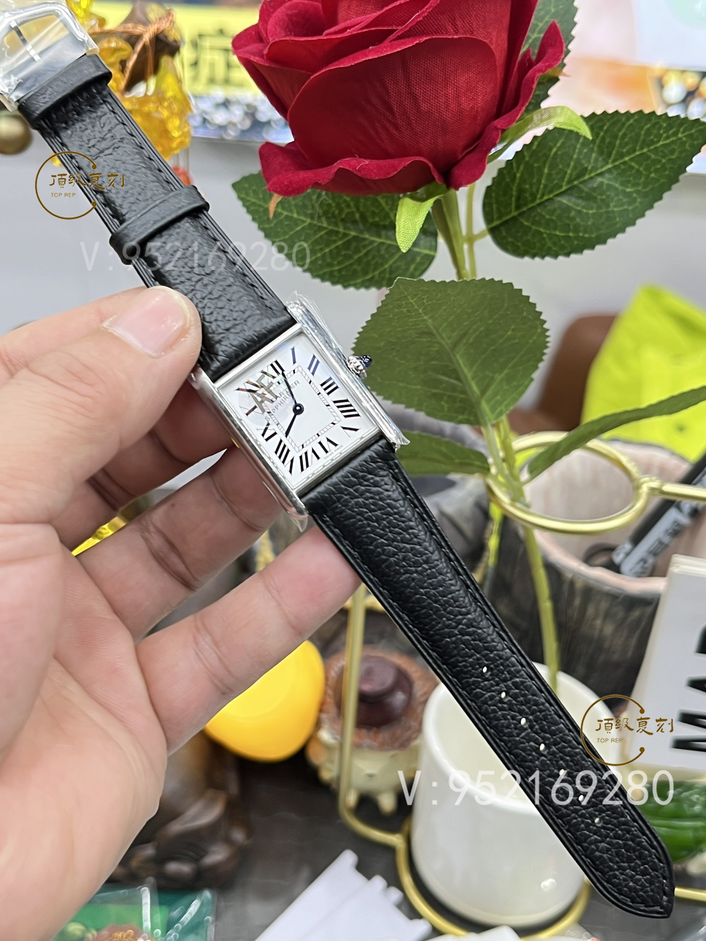 AF廠新品卡地亞坦克系列石英機(jī)芯女士手表做工怎么樣-復(fù)刻表