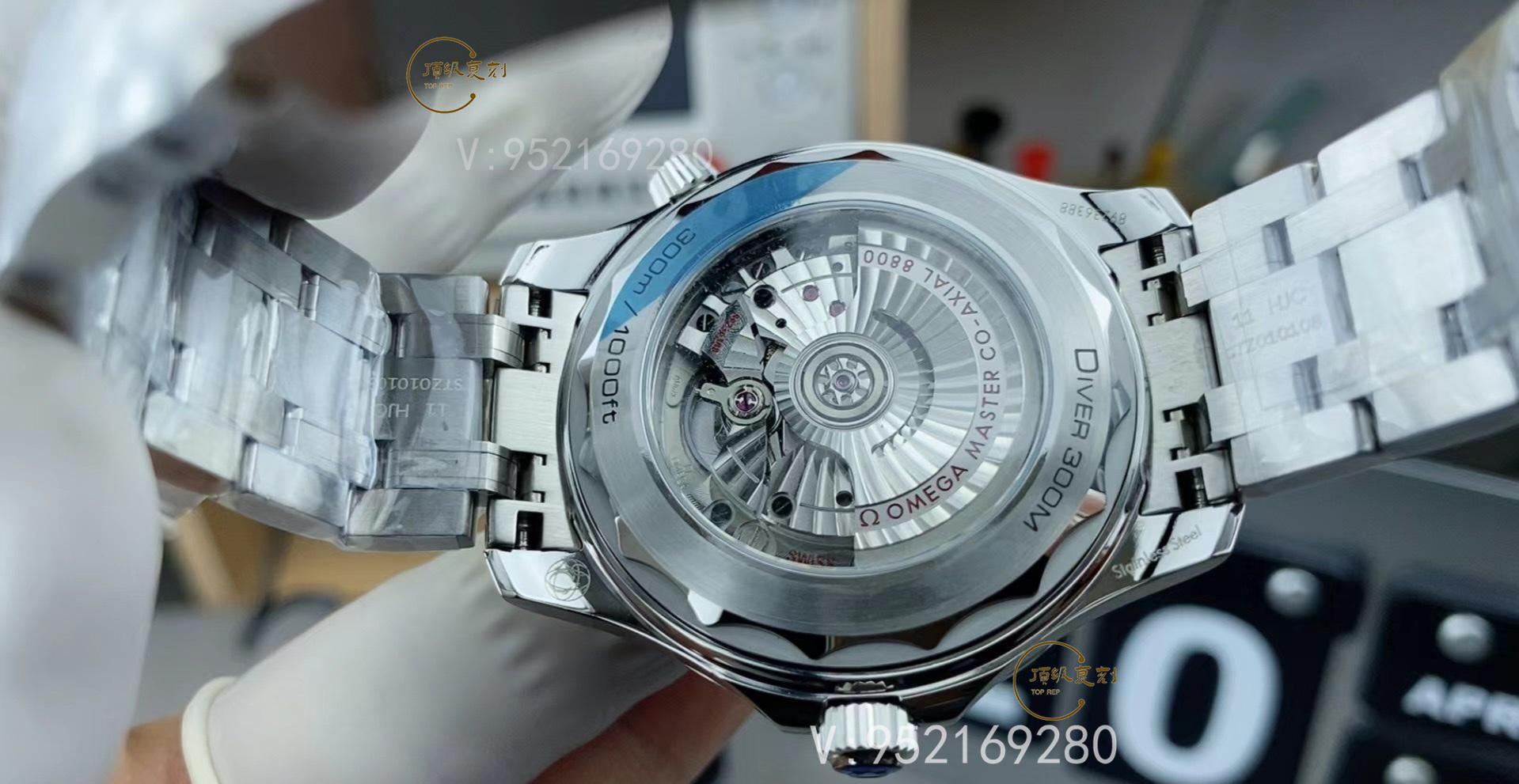 VS廠歐米茄海馬300 V3版升級(jí)以后能以假亂真嗎-復(fù)刻表