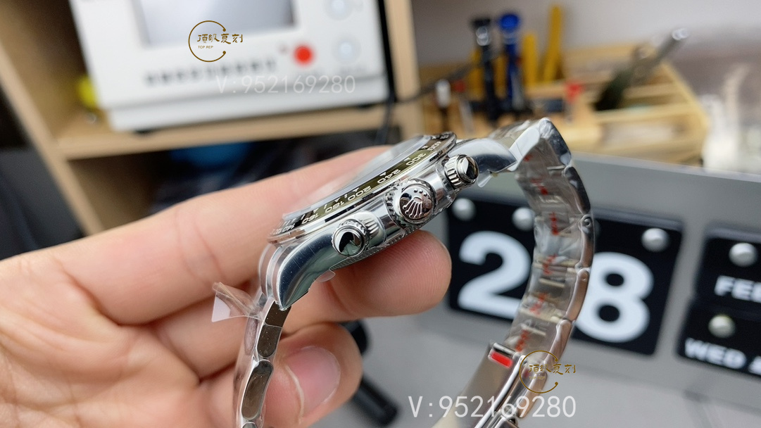 C廠Clean廠勞力士4131機(jī)芯黑陶迪126500(黑熊貓迪)深度解析-復(fù)刻表