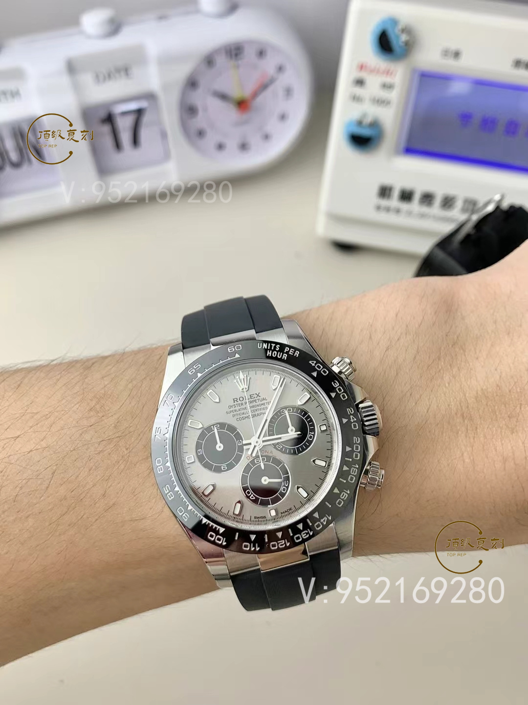 C廠勞力士4130白金水泥灰迪深度解析,重量對(duì)版嗎-復(fù)刻表