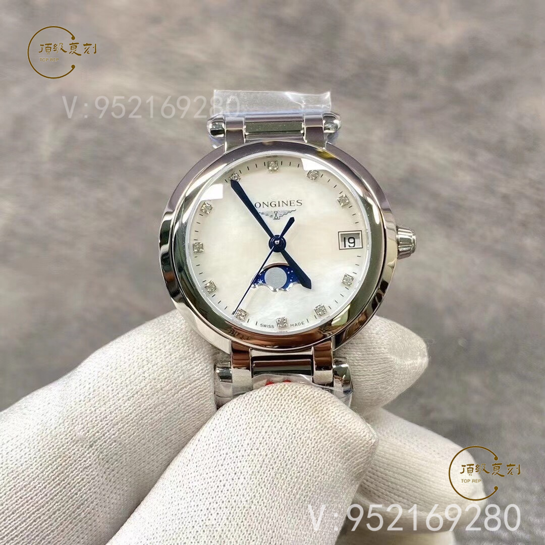 KL工廠浪琴心月女表復刻版深度評測:璀璨優雅,細節至上-復刻表