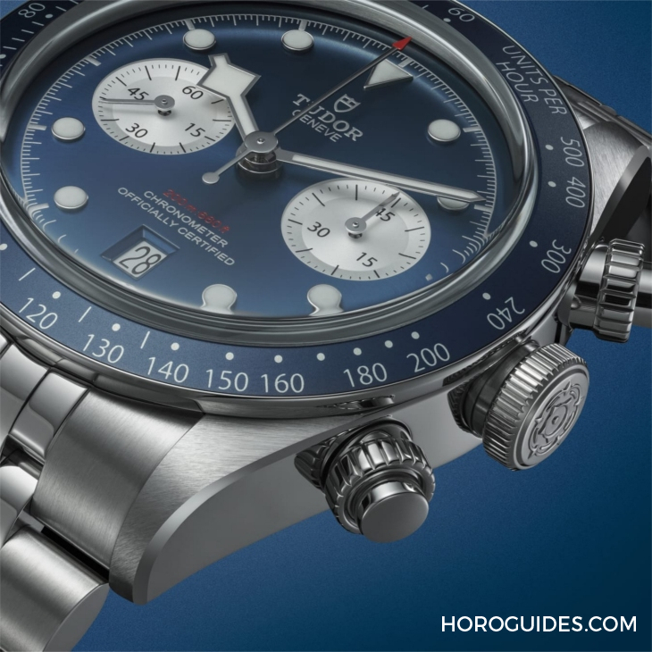 TUDOR - BLACK BAY - M79360B-0002 - 沉穩(wěn)帝舵藍(lán)新裝現(xiàn)身，TUDOR推出Black Bay Chrono “Blue”專(zhuān)門(mén)店限定版