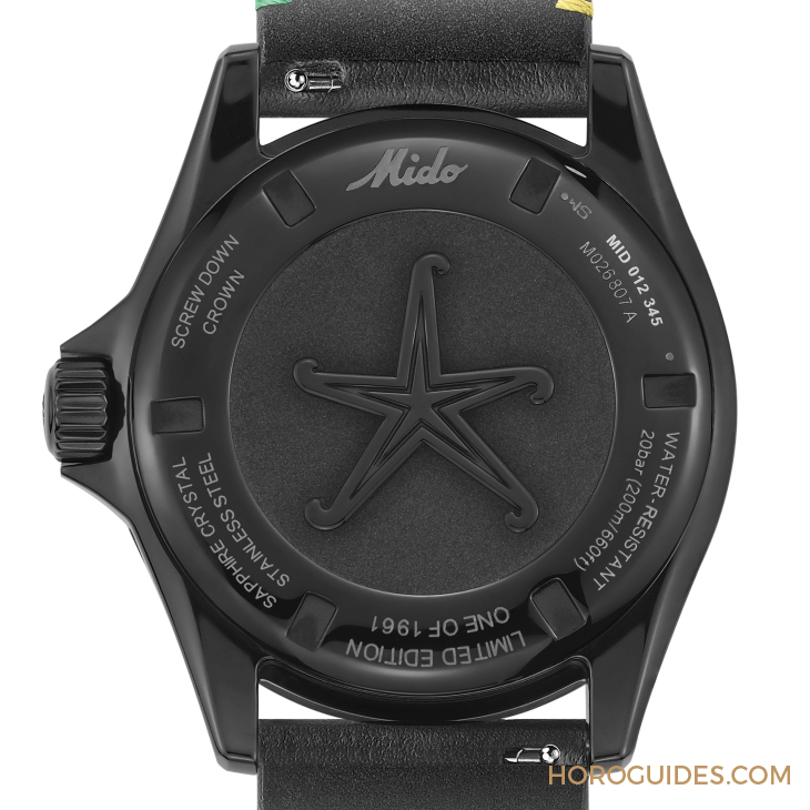 MIDO - OCEAN STAR - M026.807.33.051.00 - 漆黑中的復古「彩虹圈」！ MIDO再度推出Ocean Star Decompression Timer 1961復刻限量版