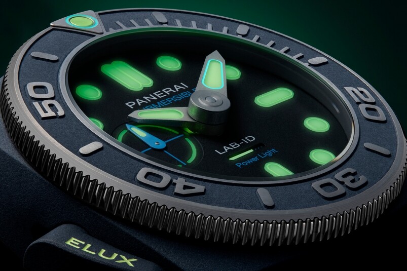 夜光功能新高度!Panerai全新Submersible Elux LAB-ID腕錶 以純機械一鍵開關發光系統 夜光功能新高度! Panerai全新Submersible Elux LAB-ID腕表 以純機械一鍵開關發光系統-復刻表