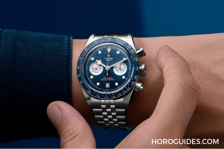 TUDOR - BLACK BAY - M79360B-0002 - 沉穩(wěn)帝舵藍(lán)新裝現(xiàn)身，TUDOR推出Black Bay Chrono “Blue”專(zhuān)門(mén)店限定版
