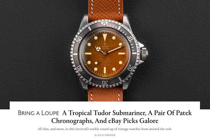 Hodinkee創辦人發文,鐘表媒體平臺在這個時代的生存之道有解嗎?-復刻表