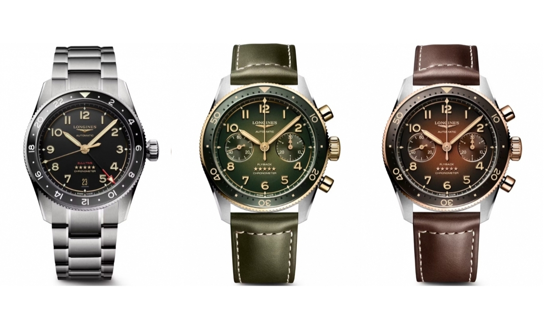 LONGINES - SPIRIT - L3.802.1.53.6 - LONGINES Spirit再掀熱潮！ Spirit Zulu Time鈦金屬腕表與計(jì)時(shí)秒表間金新色登場(chǎng)