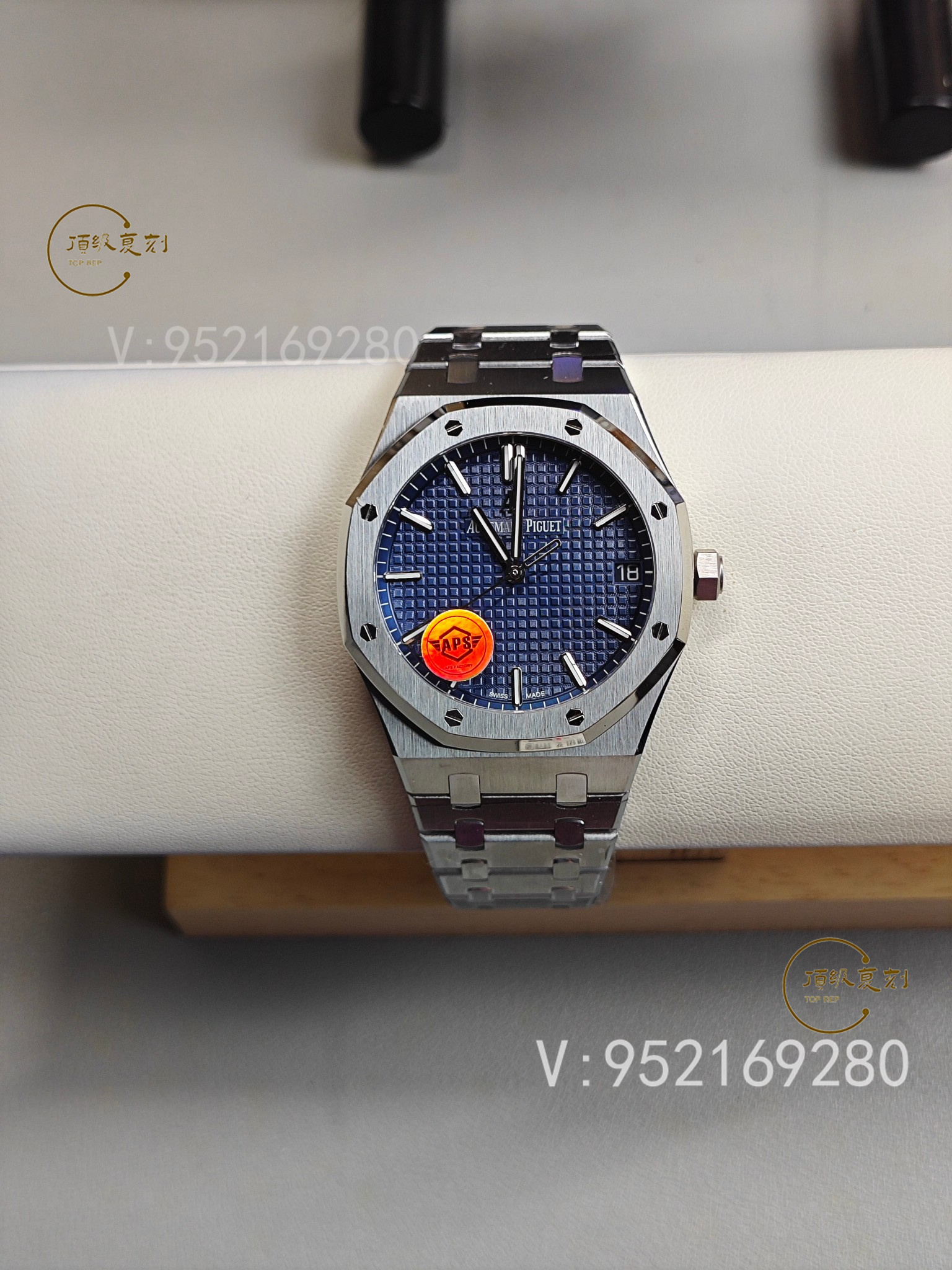 深入解析APS愛彼復(fù)刻表15500藍(lán)面版:4302一體機(jī)芯與原裝同步功能-復(fù)刻表