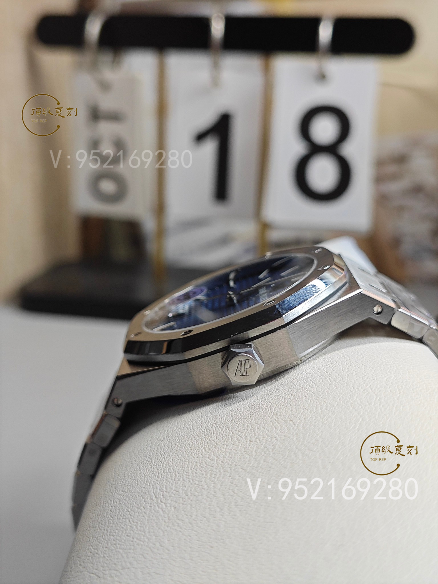 深入解析APS愛彼復(fù)刻表15500藍(lán)面版:4302一體機(jī)芯與原裝同步功能-復(fù)刻表